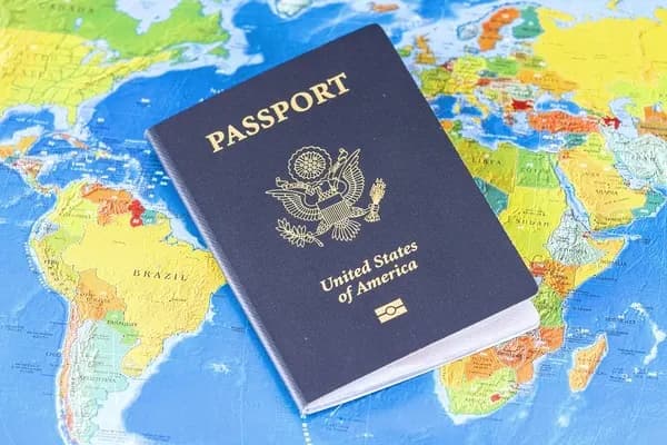 Professional receiving international work visa assistance